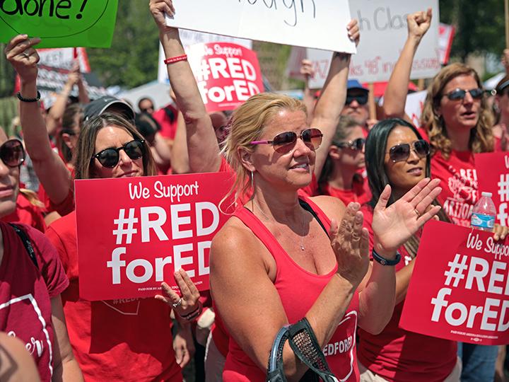 Thousands of Arizona educators descended on Phoenix during the #RedForEd rebellion