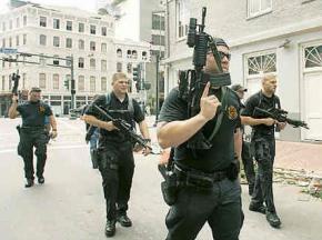 Blackwater's heavily armed security forces