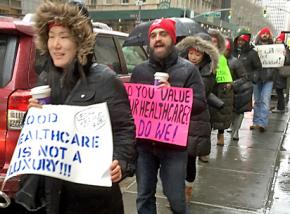 Picketing for legal services in New York City