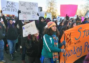 Marching in solidarity with Standing Rock in Washington, D.C.