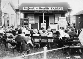 A lecture of the American Eugenics Society in 1920s Kansas