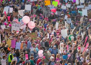 Thousands take to the streets of Nashville, Tennessee, for the 2018 Women's March